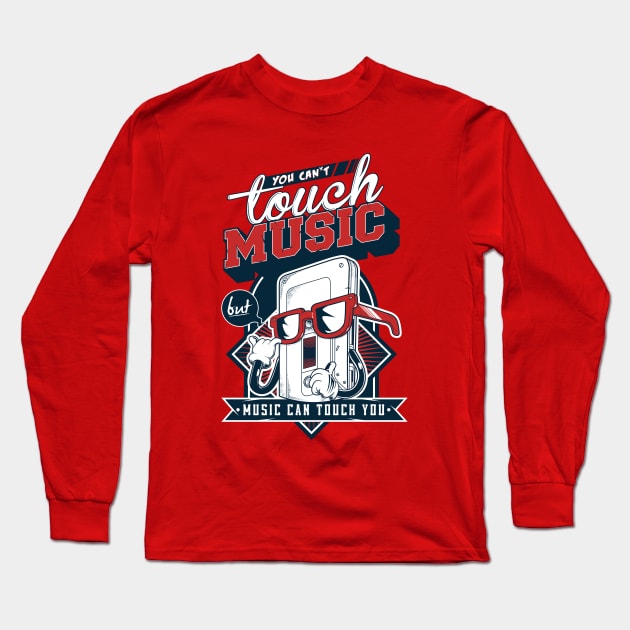 Music Can Touch You Long Sleeve T-Shirt by Akiwa